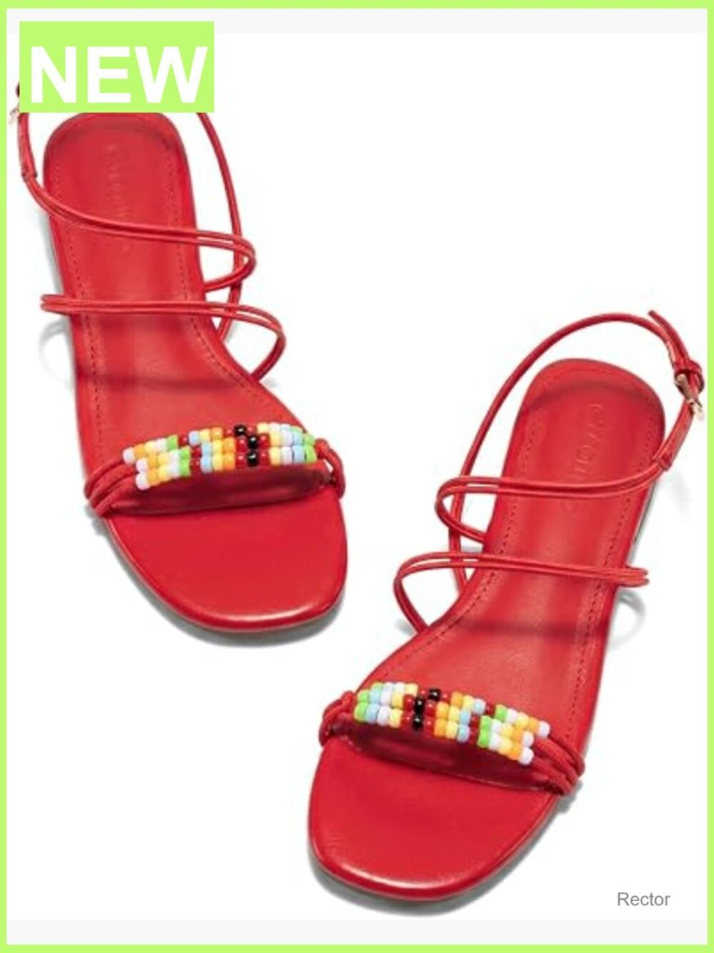 Strappy Beaded Gladiator Flat Sandals Women Lace Up Ankle Strap Summer Boho